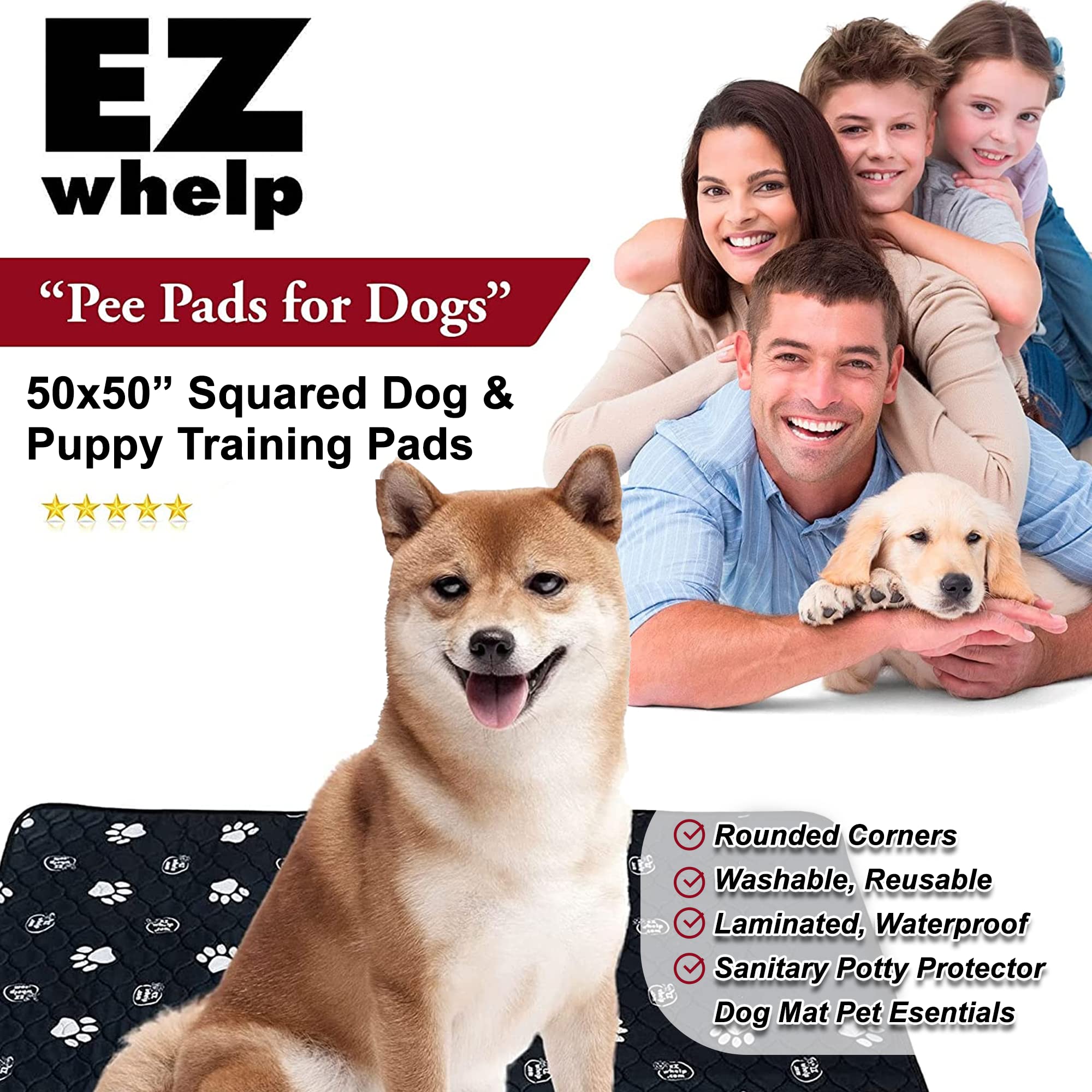 EZwhelp base antideslizante mantiene la almohadilla estable en suelos.