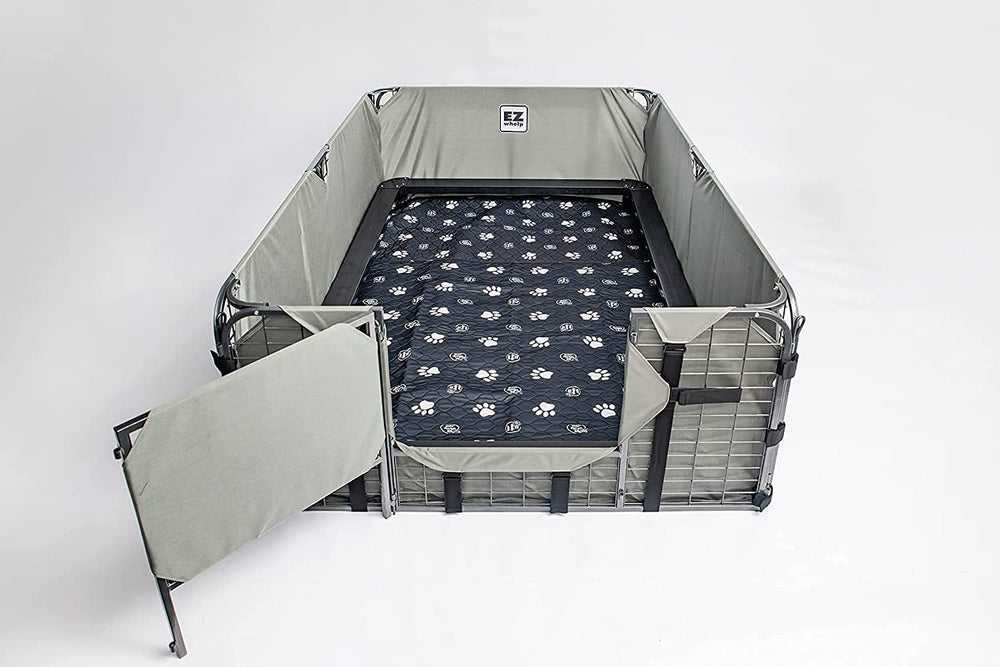 EZwhelp tamaño 50x50 pulgadas y certificación OEKO-TEX para tranquilidad.