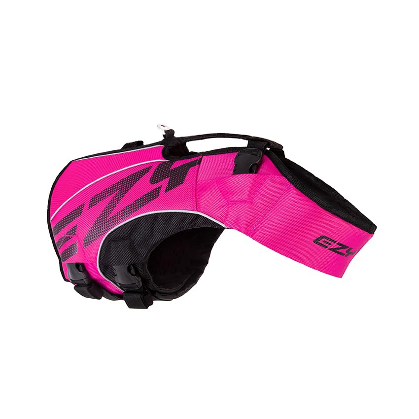 EzyDog DFD X2, vista frontal del chaleco, mejora flotabilidad y comodidad al nadar.