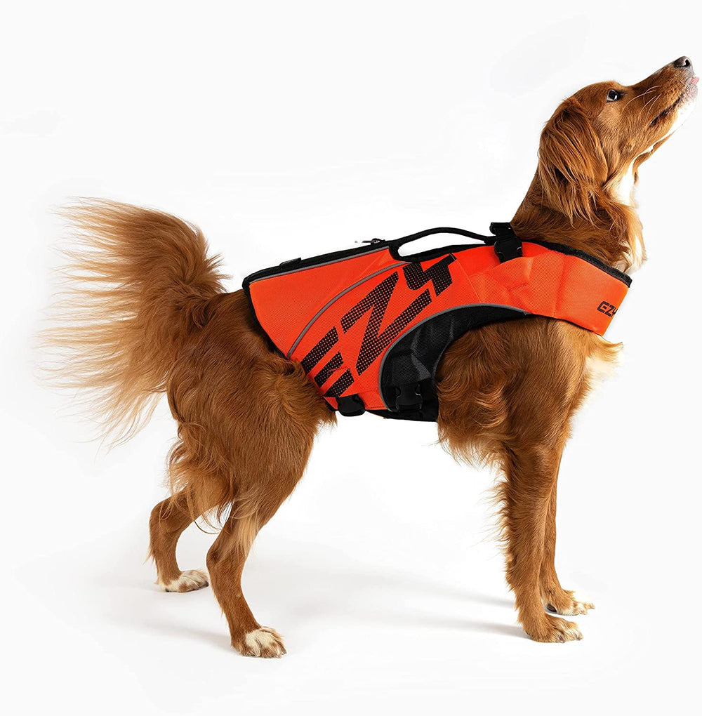 EzyDog DFD X2 chaleco con diseño ergonómico facilita natación natural del perro
