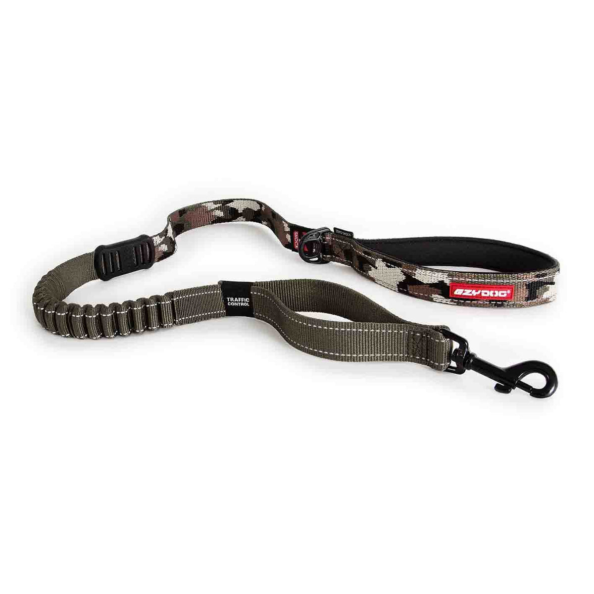 EzyDog Zero Shock: correa de 48 pulgadas amortigua tirones para paseos suaves.