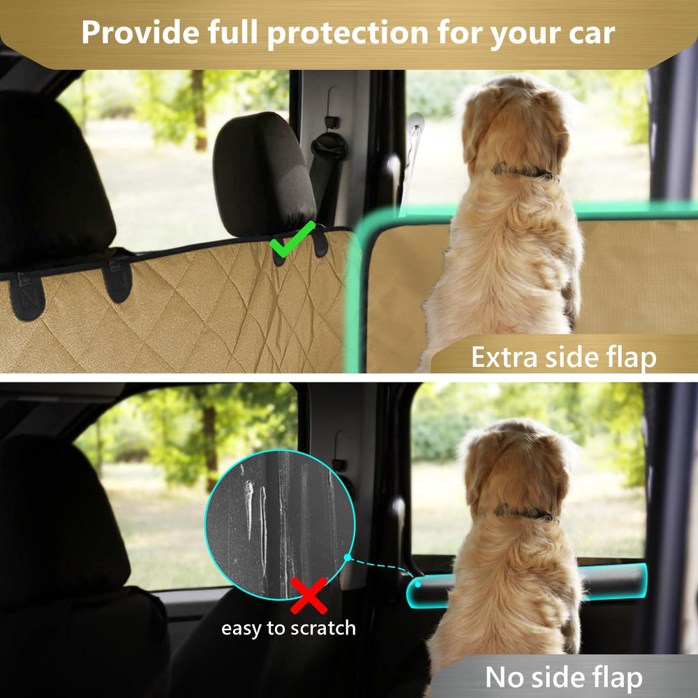 F-color SUV Cargo Liner es fácil de limpiar y resistente a manchas.