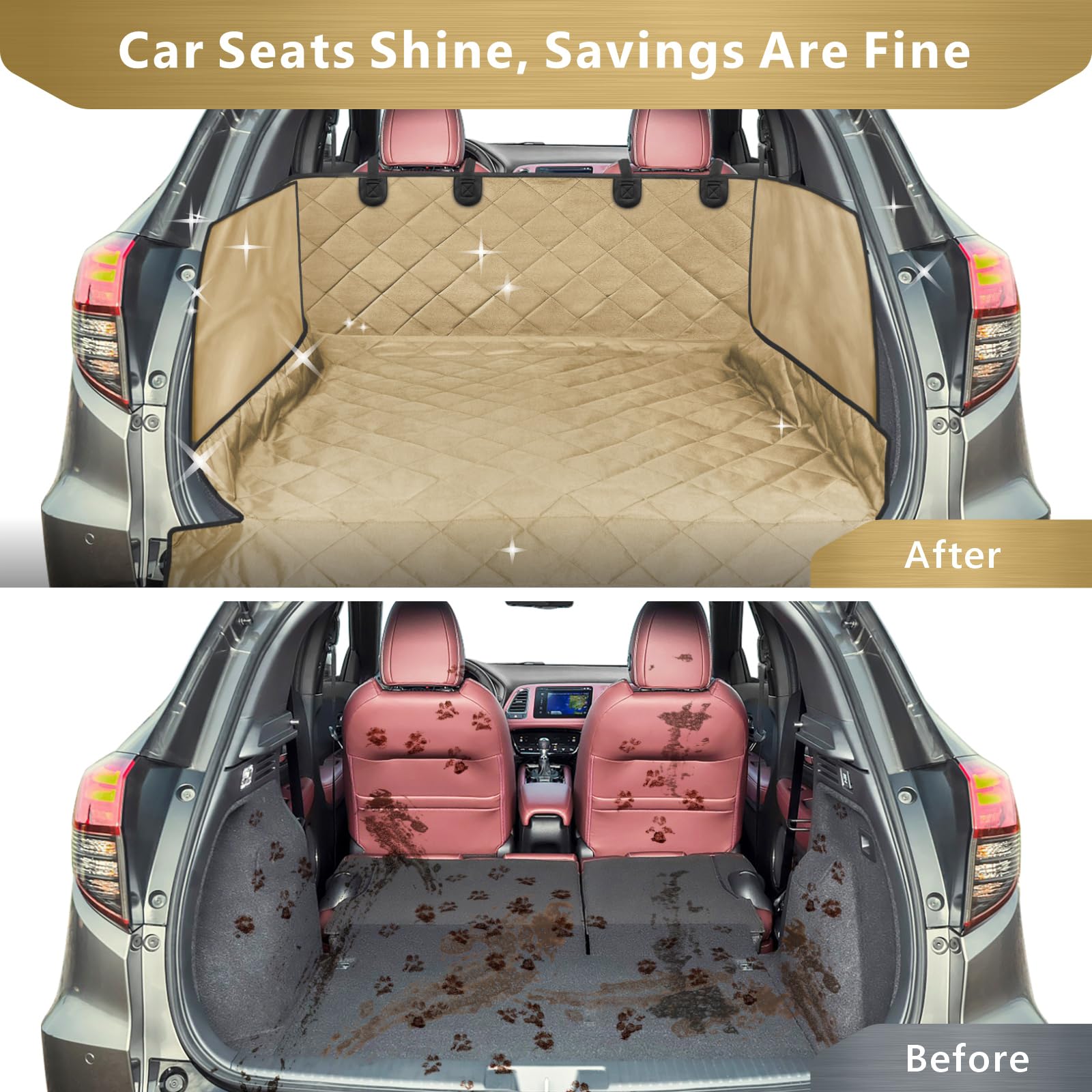 F-color SUV Cargo Liner mantiene el parachoques ante arañazos y entradas de mascota.
