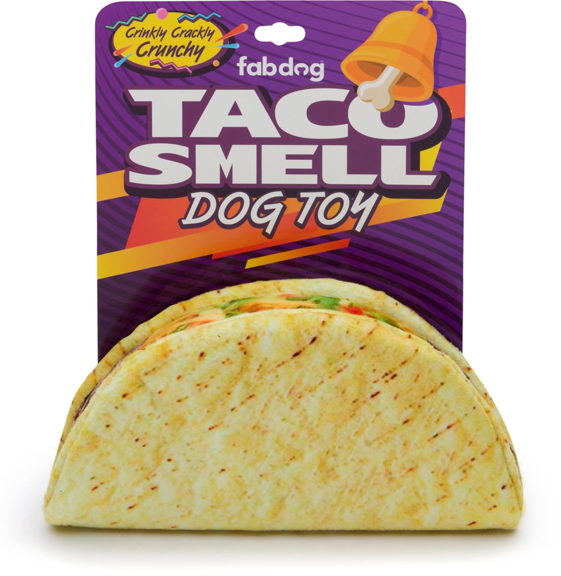 fabdog j使用uego taco con sonido, estimula juego interactivo para perros