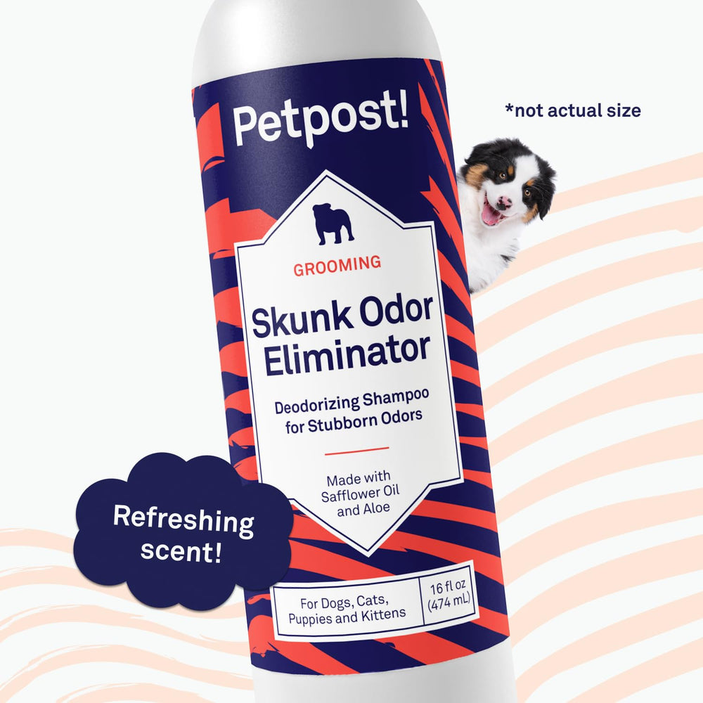 Petpost fabricado en EE. UU. con envase reciclable para consumo responsable.