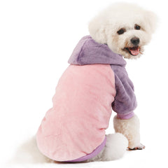 Detalle de cierre de la sudadera FABRICASTLE para perros, fácil de poner.