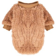 Sudadera FABRICASTLE color doe para perro, ideal para salidas diarias.