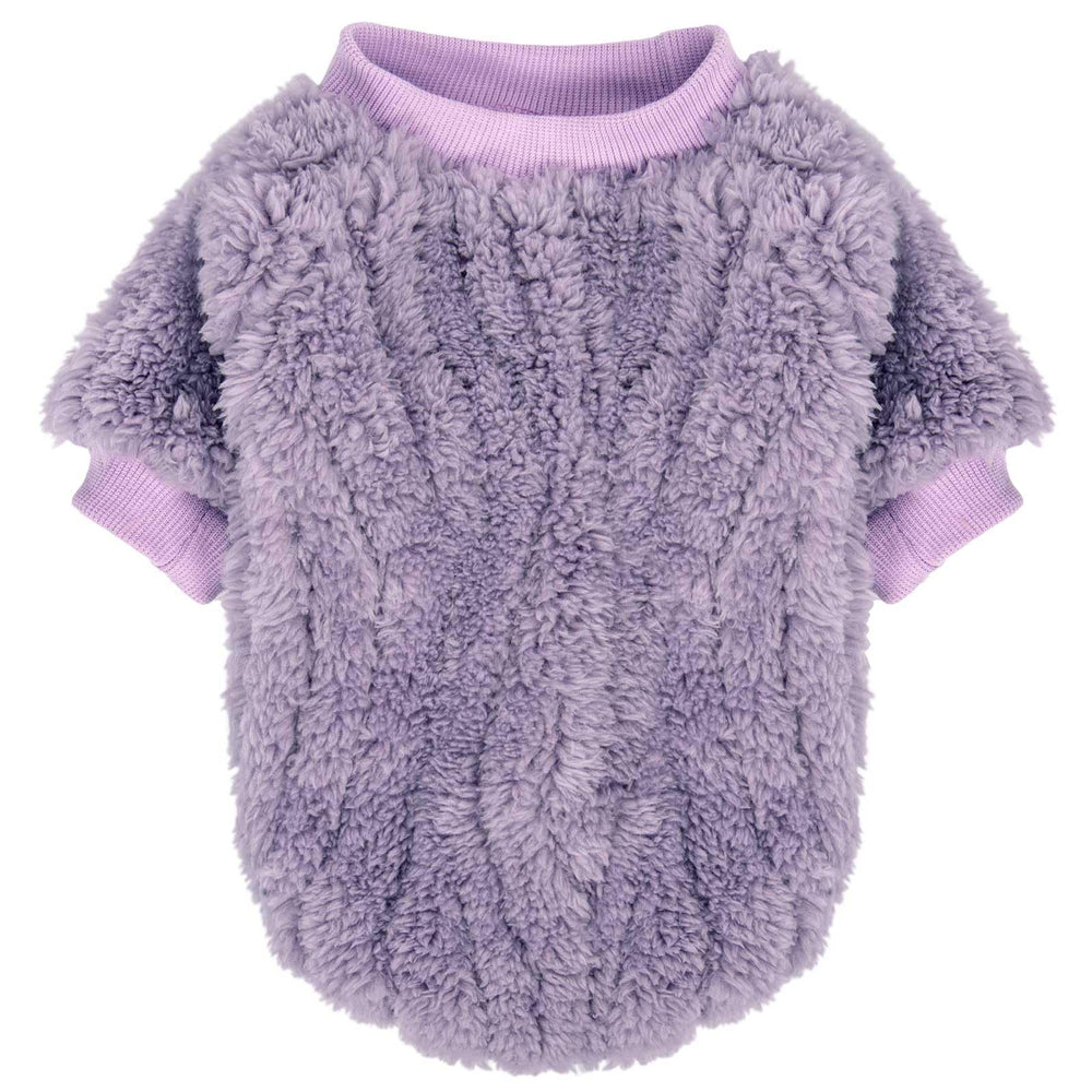 FABRICASTLE suéter para perro pequeño en casa, cómodo y fácil de lavar.