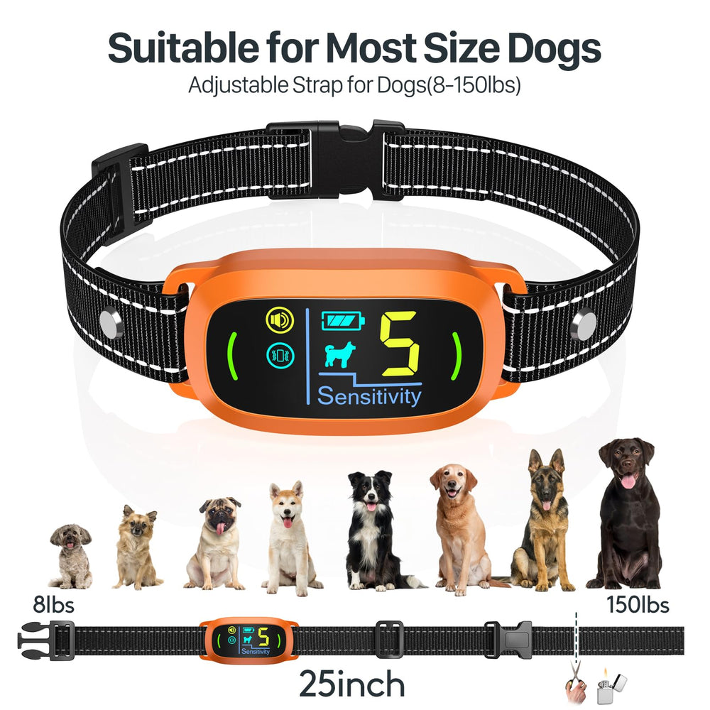 FAFAFROG collar anti-ladridos para uso diario en casa y exteriores.