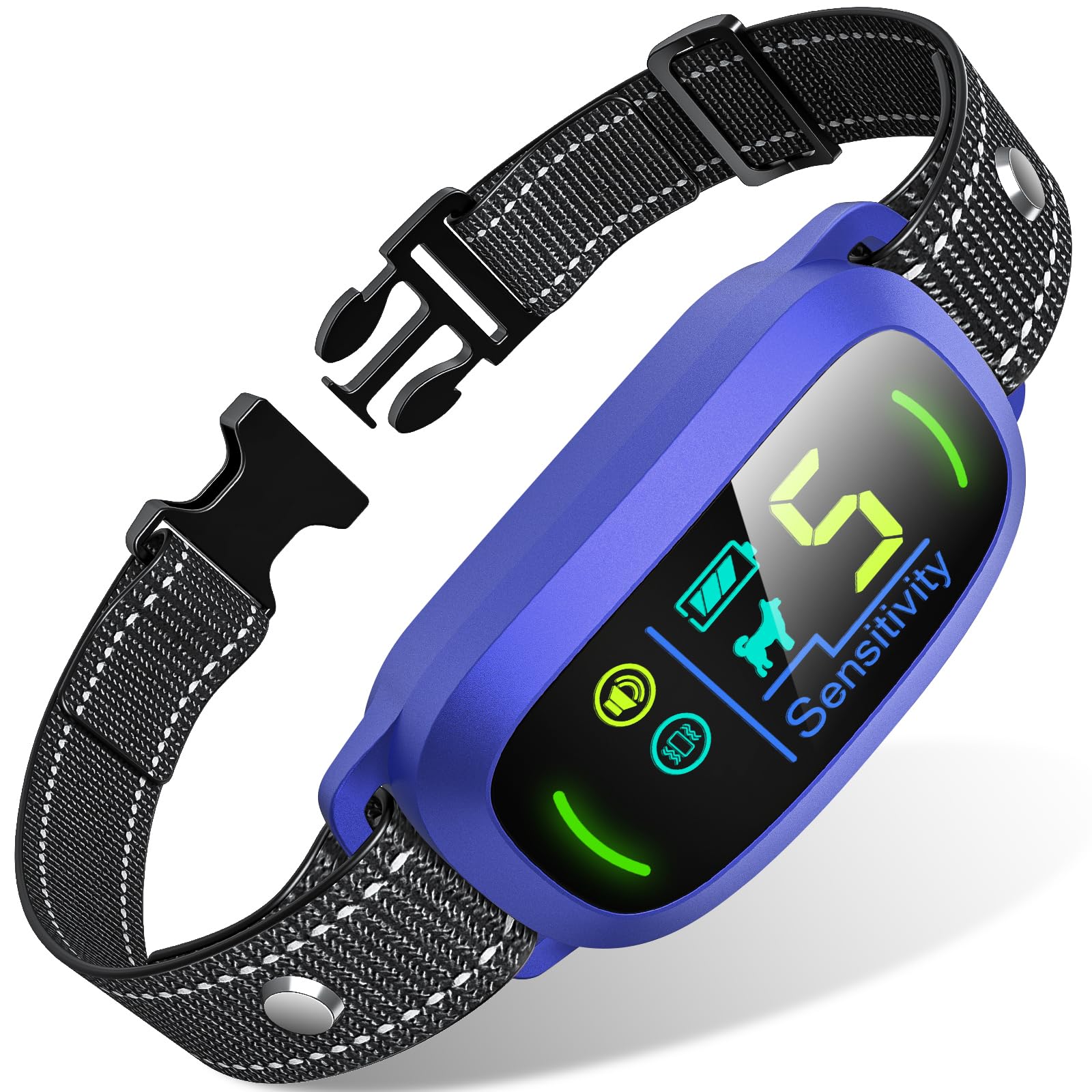 FAFAFROG collar detección ladridos: reconocimiento preciso para entrenamiento calmado en casa.