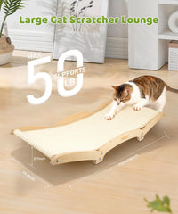 Famifit base de madera sólida, estable y segura para gatos.