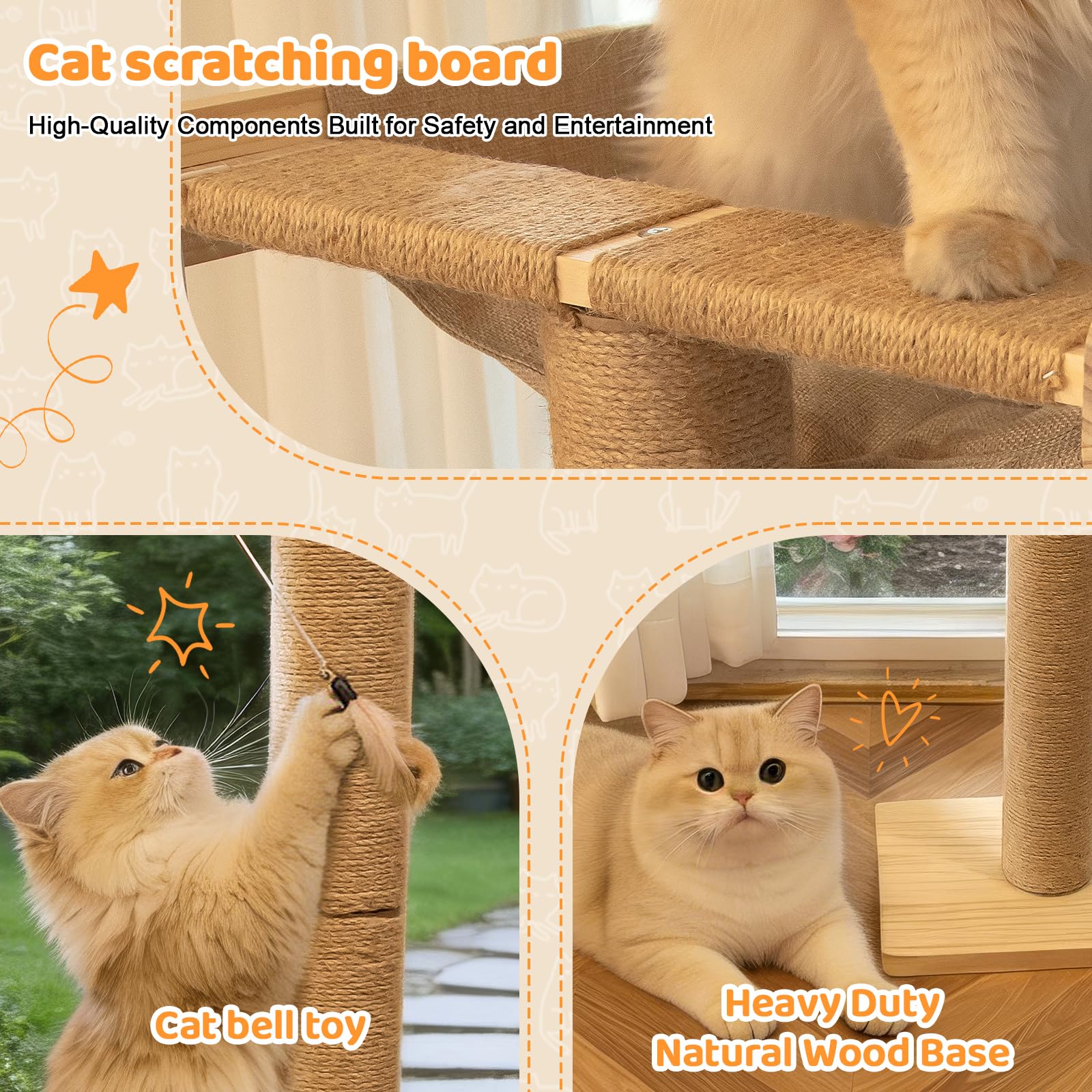 Famifit Campana para gato estimula curiosidad durante juego.