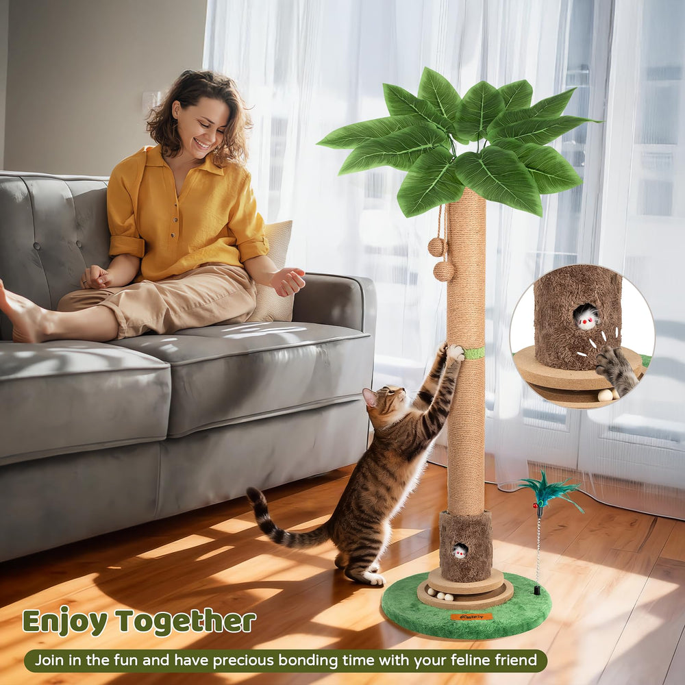 Famifit diseño elevado permite estiramiento completo para una postura felina saludable.
