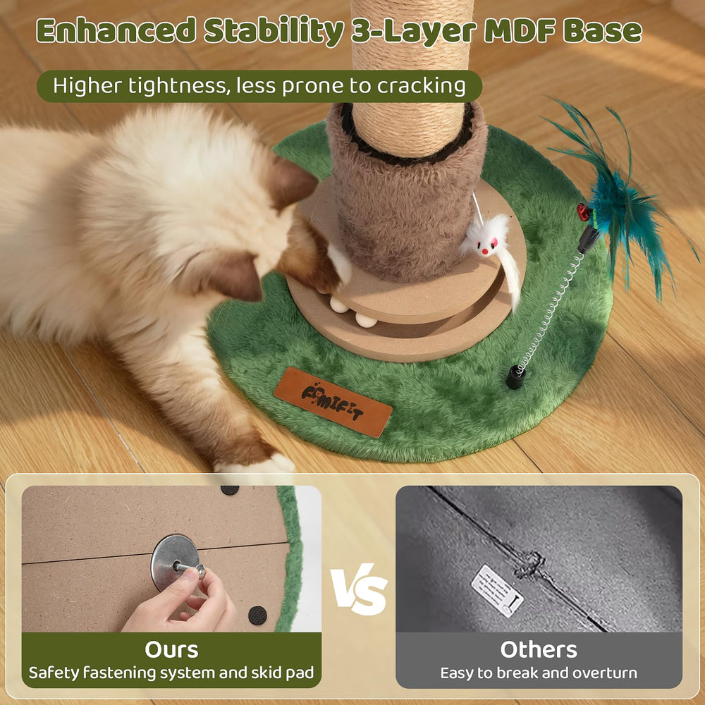 Famifit hueco con ratón estimula juego activo y exploración de gatitos.
