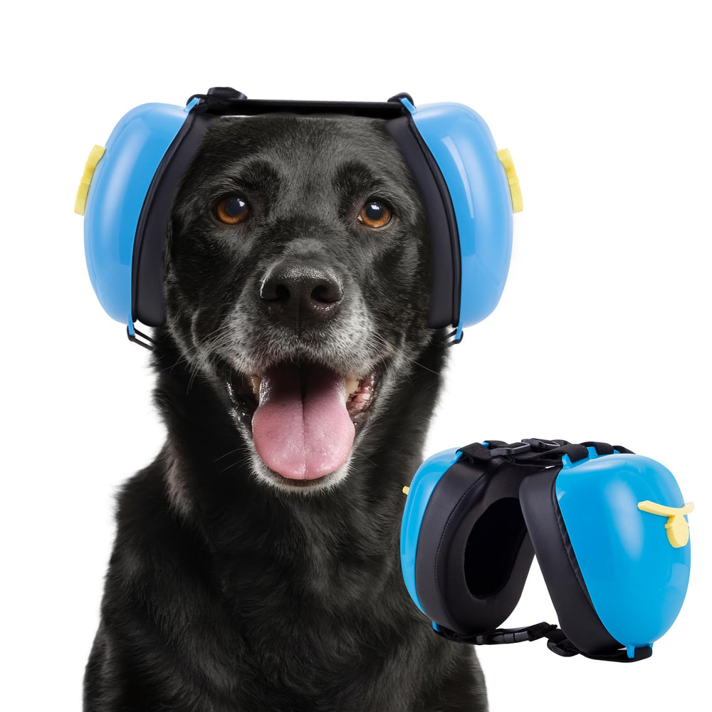 Famikako orejeras para perro protegen contra ruidos fuertes durante tormentas.