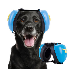 Famikako orejeras para perro protegen contra ruidos fuertes durante tormentas.