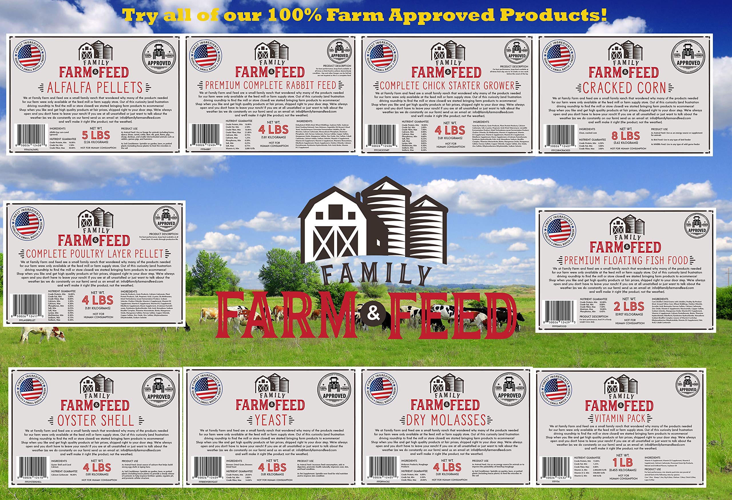Aplicación de melaza seca en plantas de interior con Family Farm and Feed