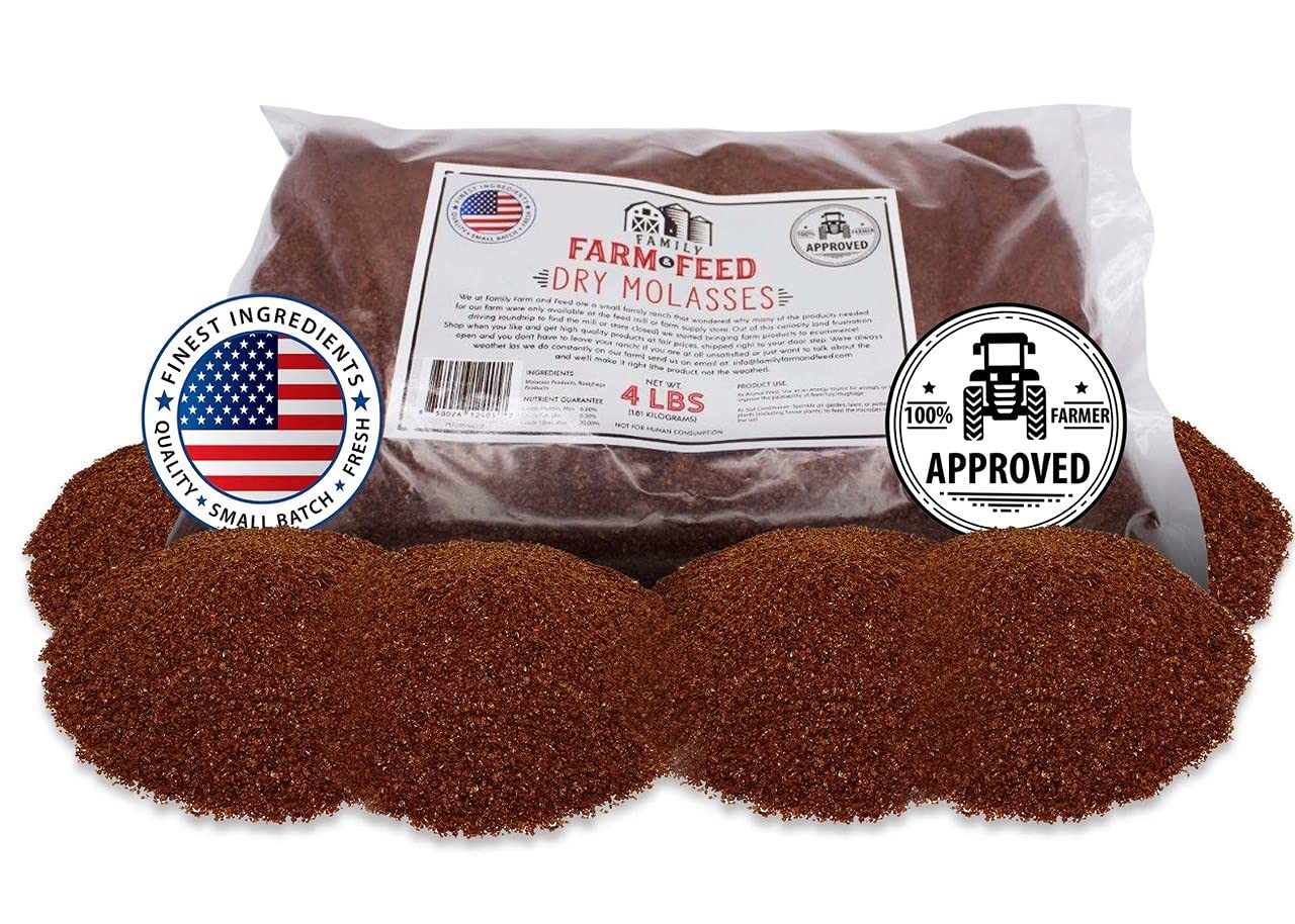 Melaza seca de Family Farm and Feed en envase 4 libras para alimentar animales