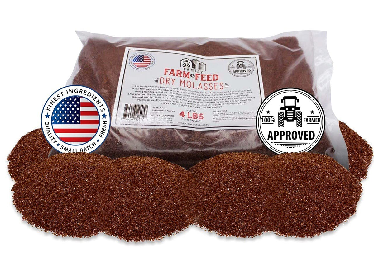 Melaza seca de Family Farm and Feed en envase 4 libras para alimentar animales