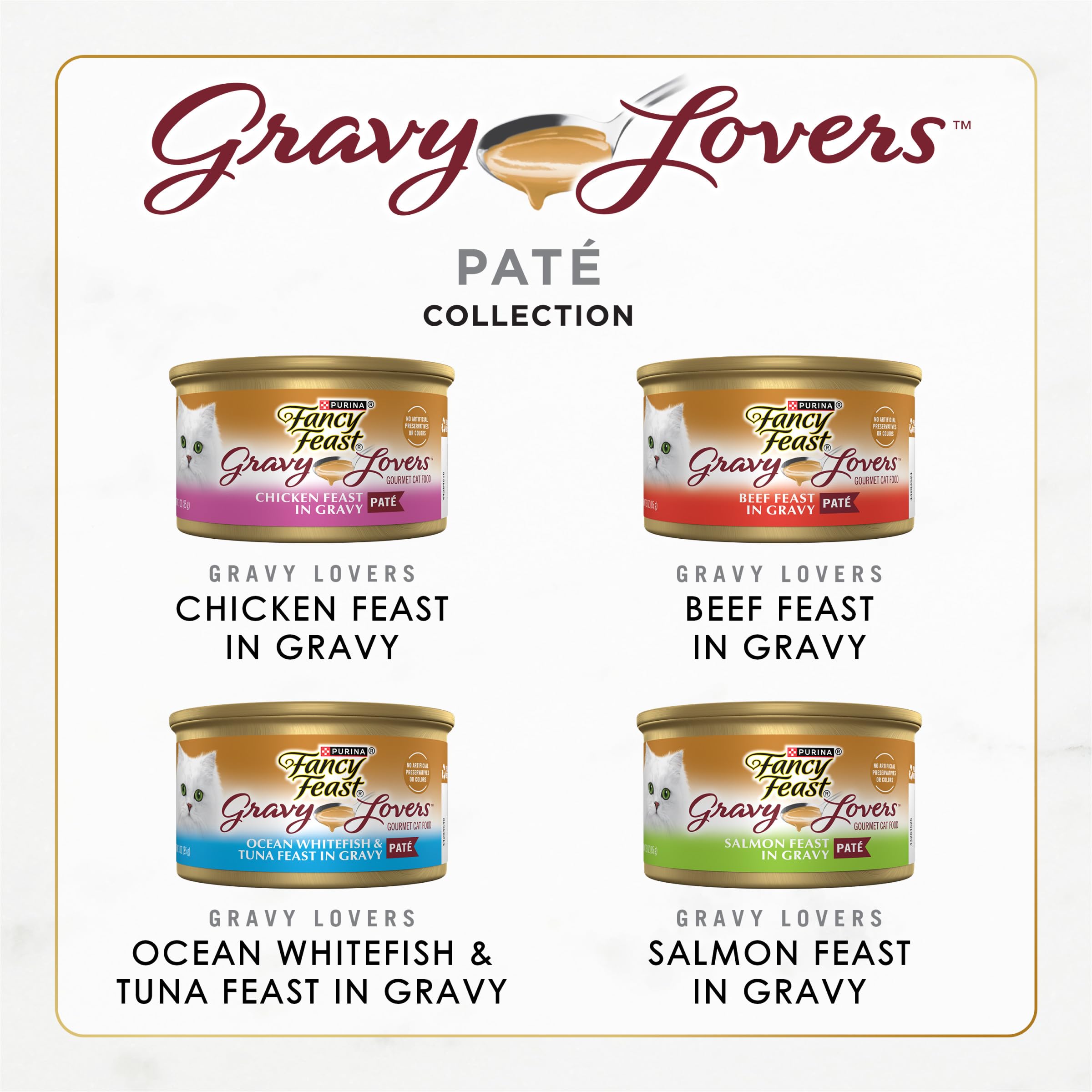 Fancy Feast Gravy Lovers res-pate: paté de res suave para gusto diario.