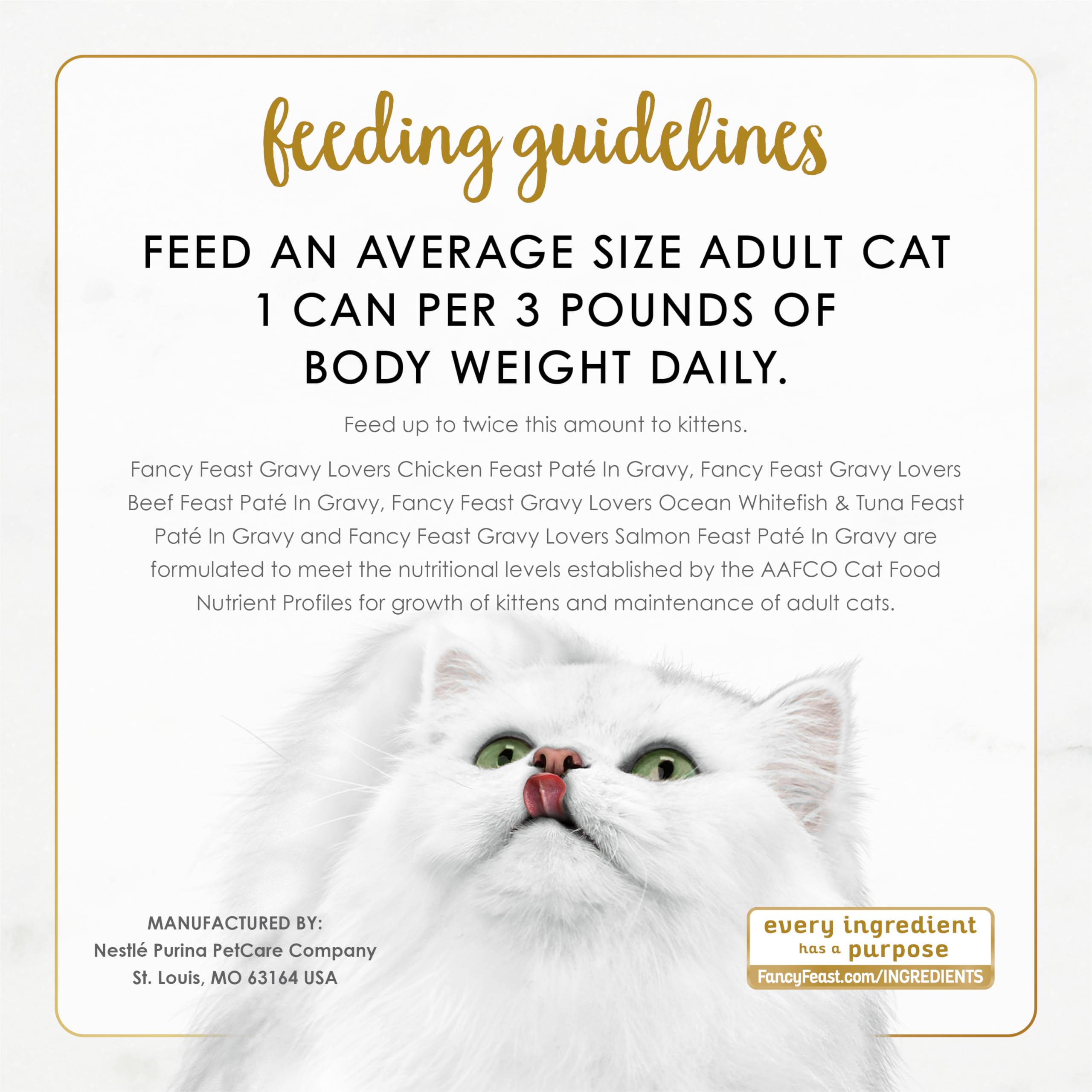 Fancy Feast Gravy Lovers sin-colorantes: comida humeda sin colorantes artificiales.