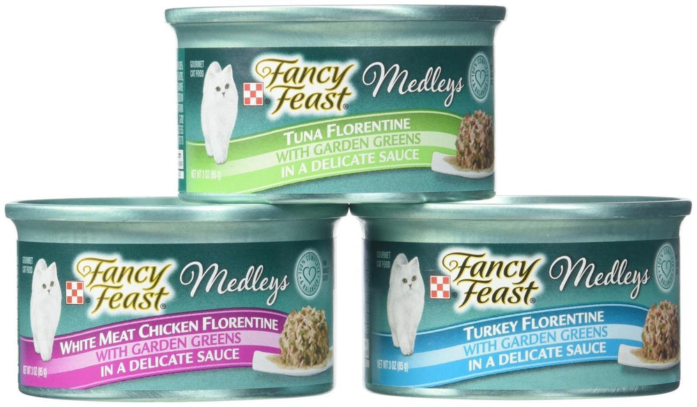 Fancy Feast Purina Medleys Florentine, lata de atún: sabor delicioso para cada comida.