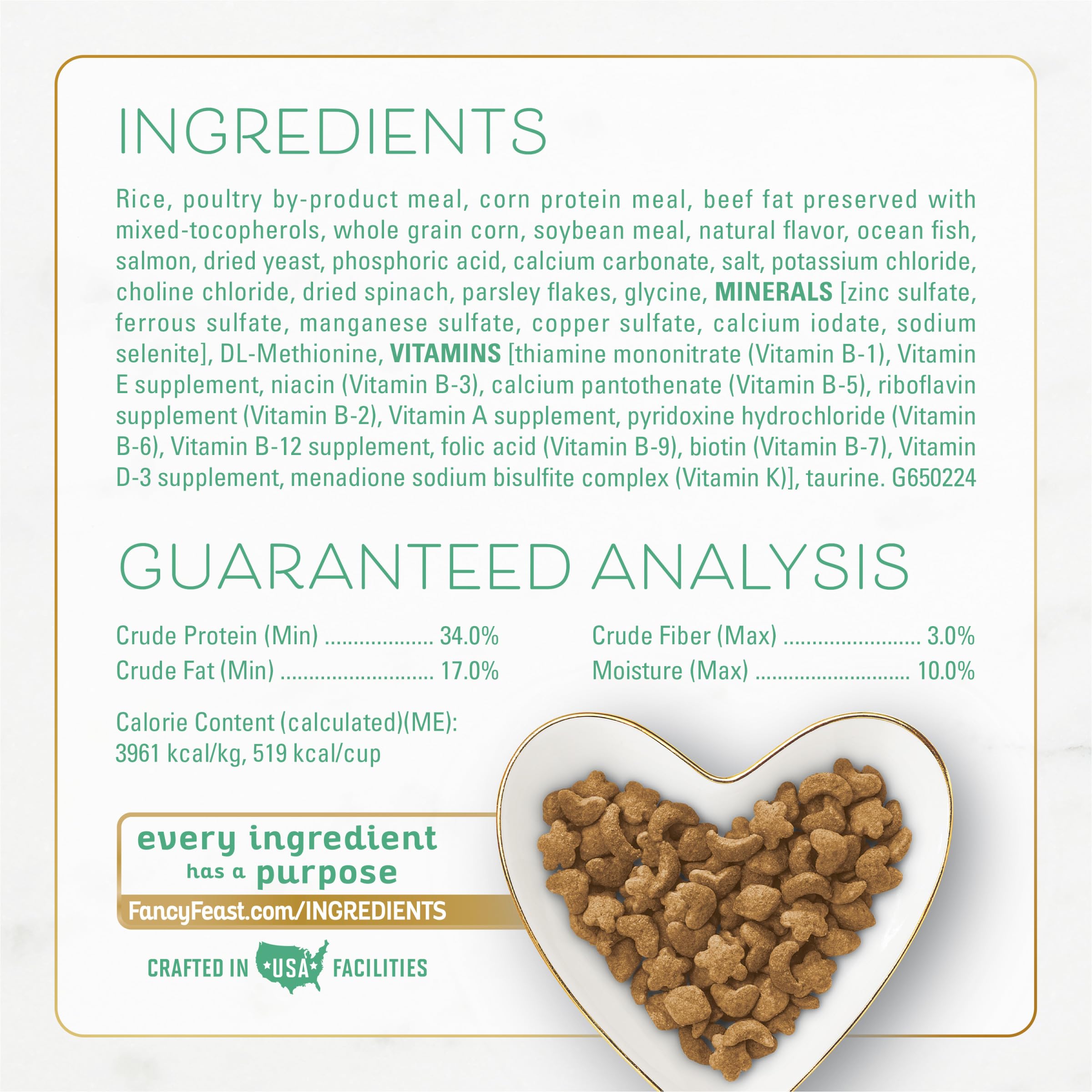 Nutrición completa para gatos adultos con vitaminas y minerales