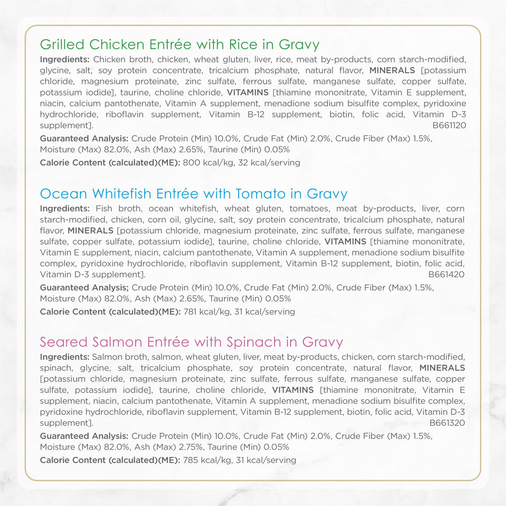 Fancy Feast opciones Petites, porciones suaves para gatos adultos