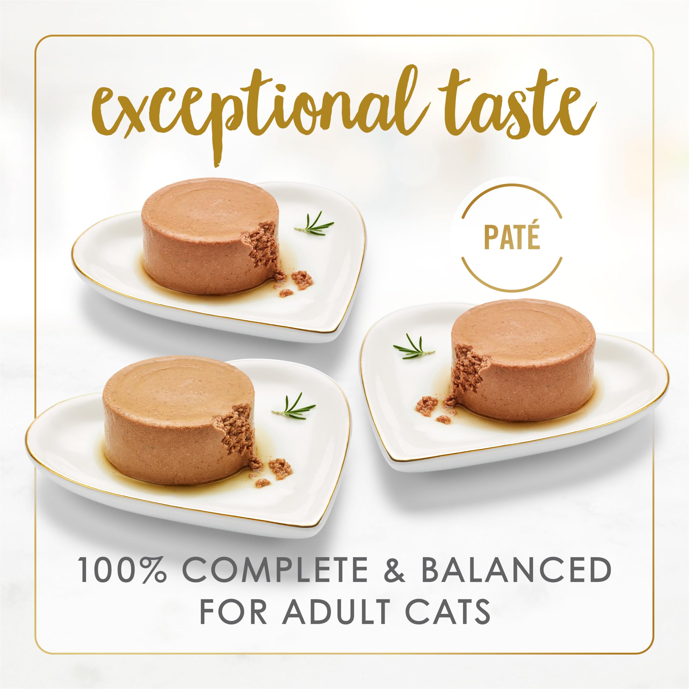 Fancy Feast pate res-pollo, lata 85 g: jugoso contenido de carne real