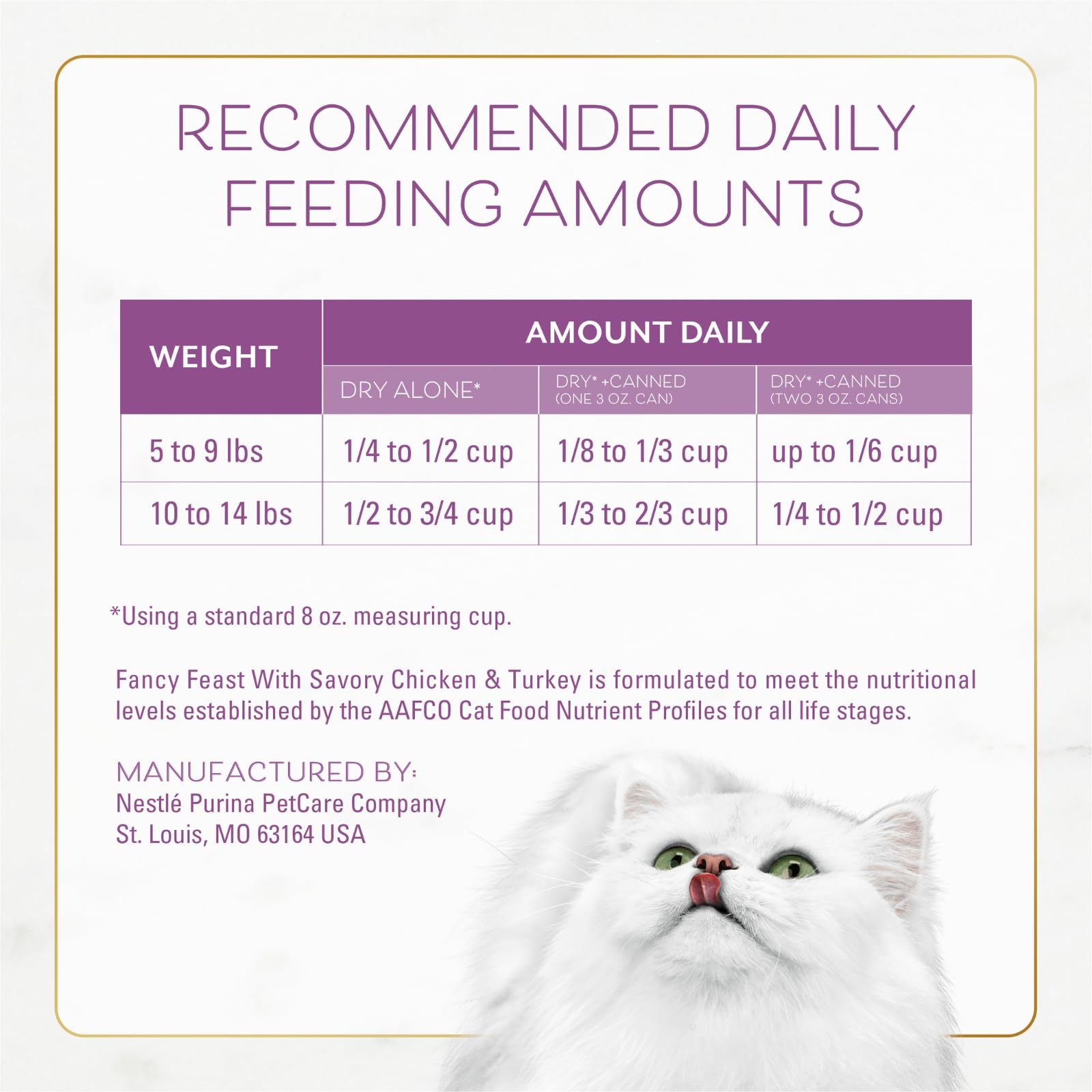 Fancy Feast Purina: ingredientes de calidad para la dieta felina.