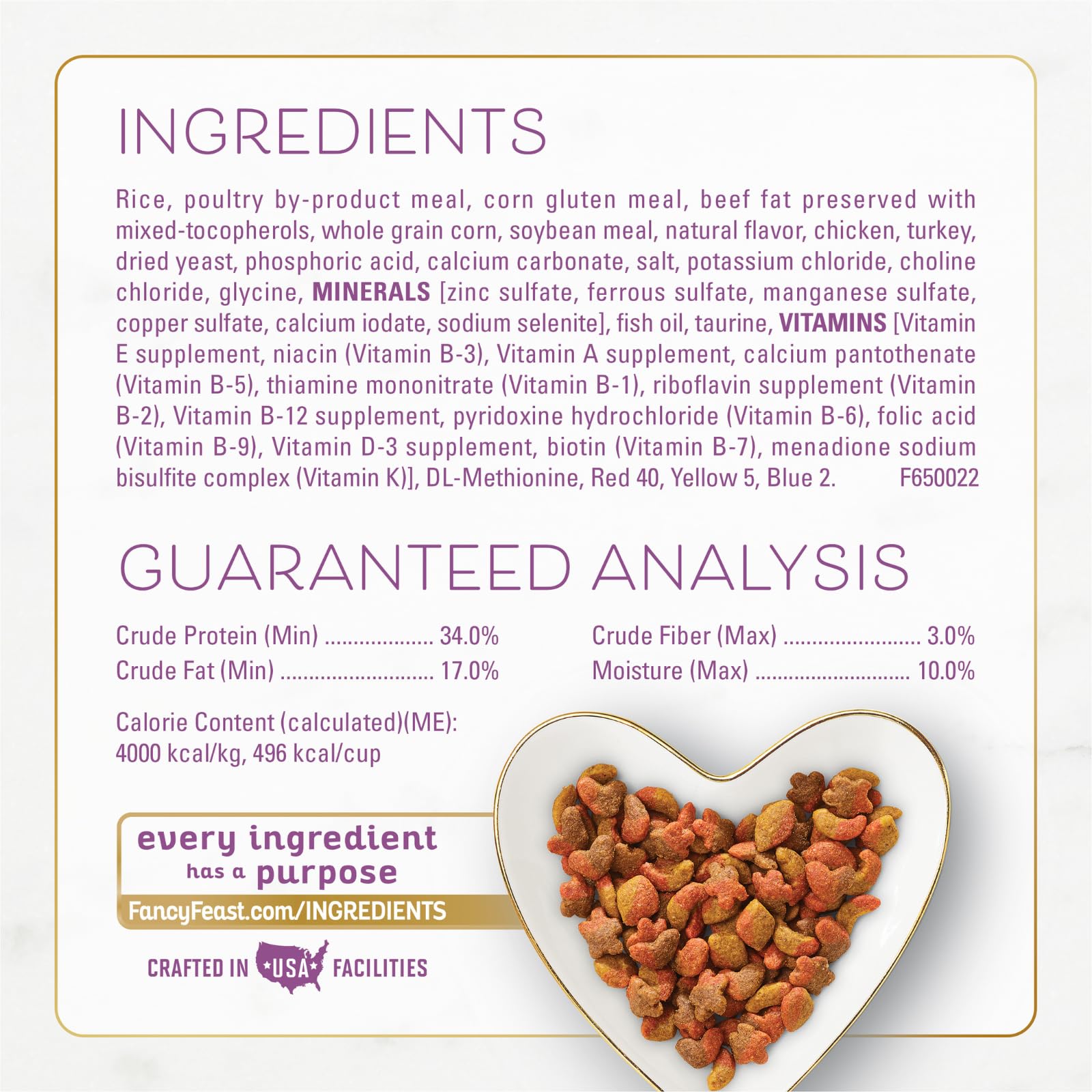 Fancy Feast Purina: nutrición completa en cada porción.
