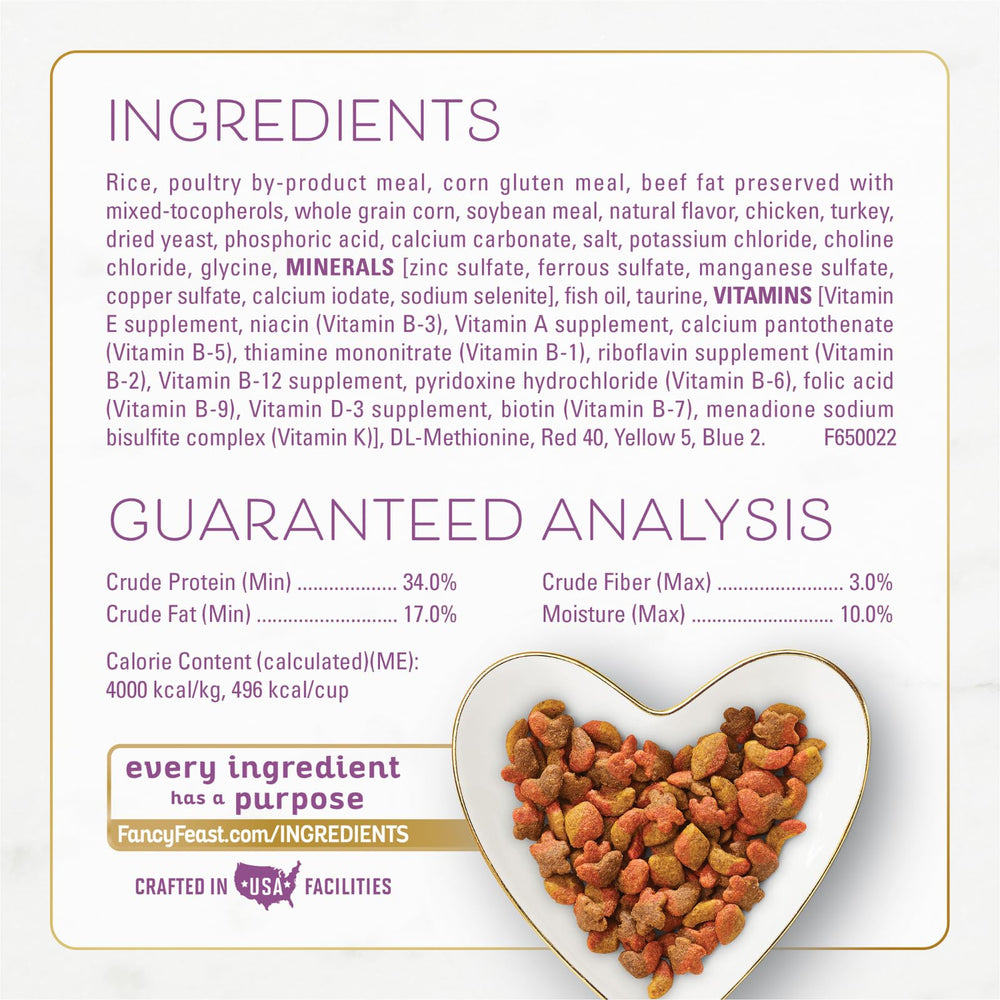 Fancy Feast Purina: nutrición completa en cada porción.
