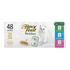 Fancy Feast tarrinas divididas con salsa para comer sin desorden