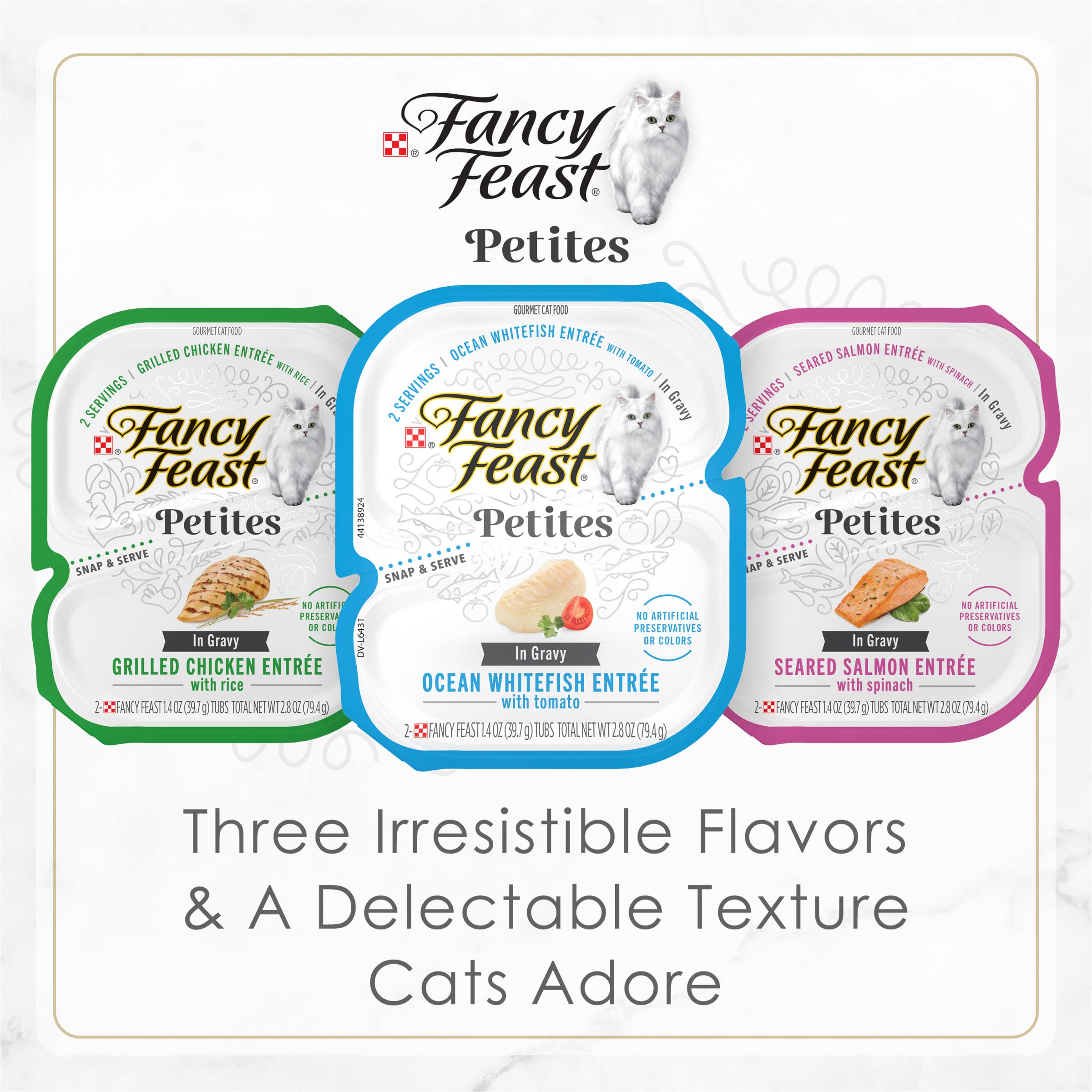 Fancy Feast variedad de porciones suaves para gatos adultos