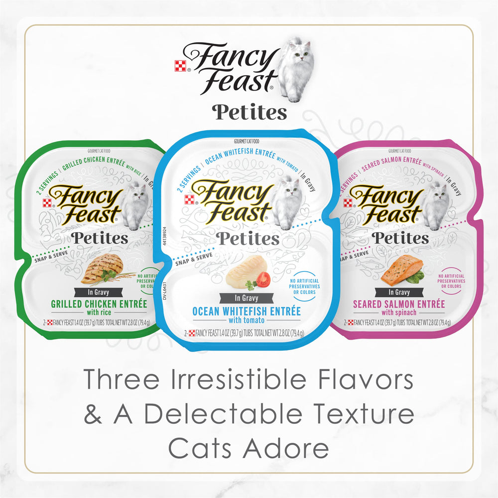 Fancy Feast variedad de porciones suaves para gatos adultos