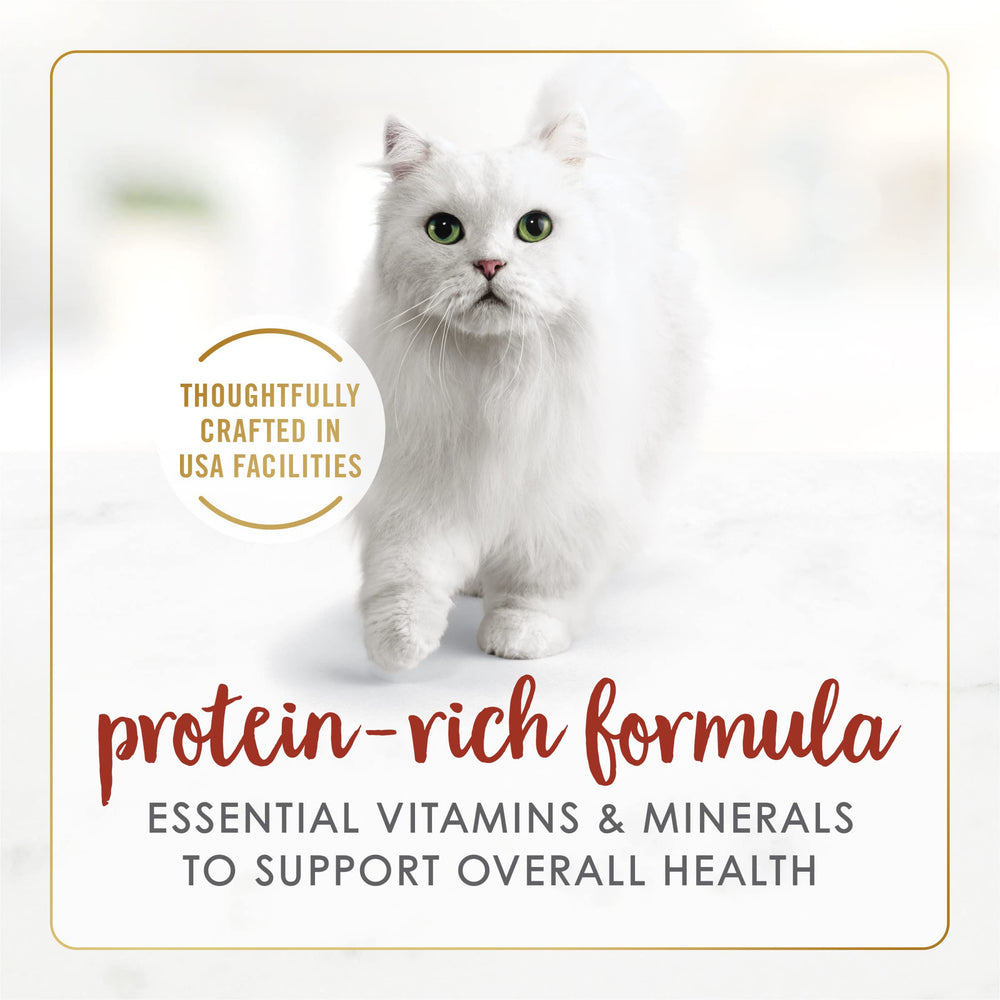 Fancy Feast textura tierna ternera hígado en salsa, para gatos adultos.