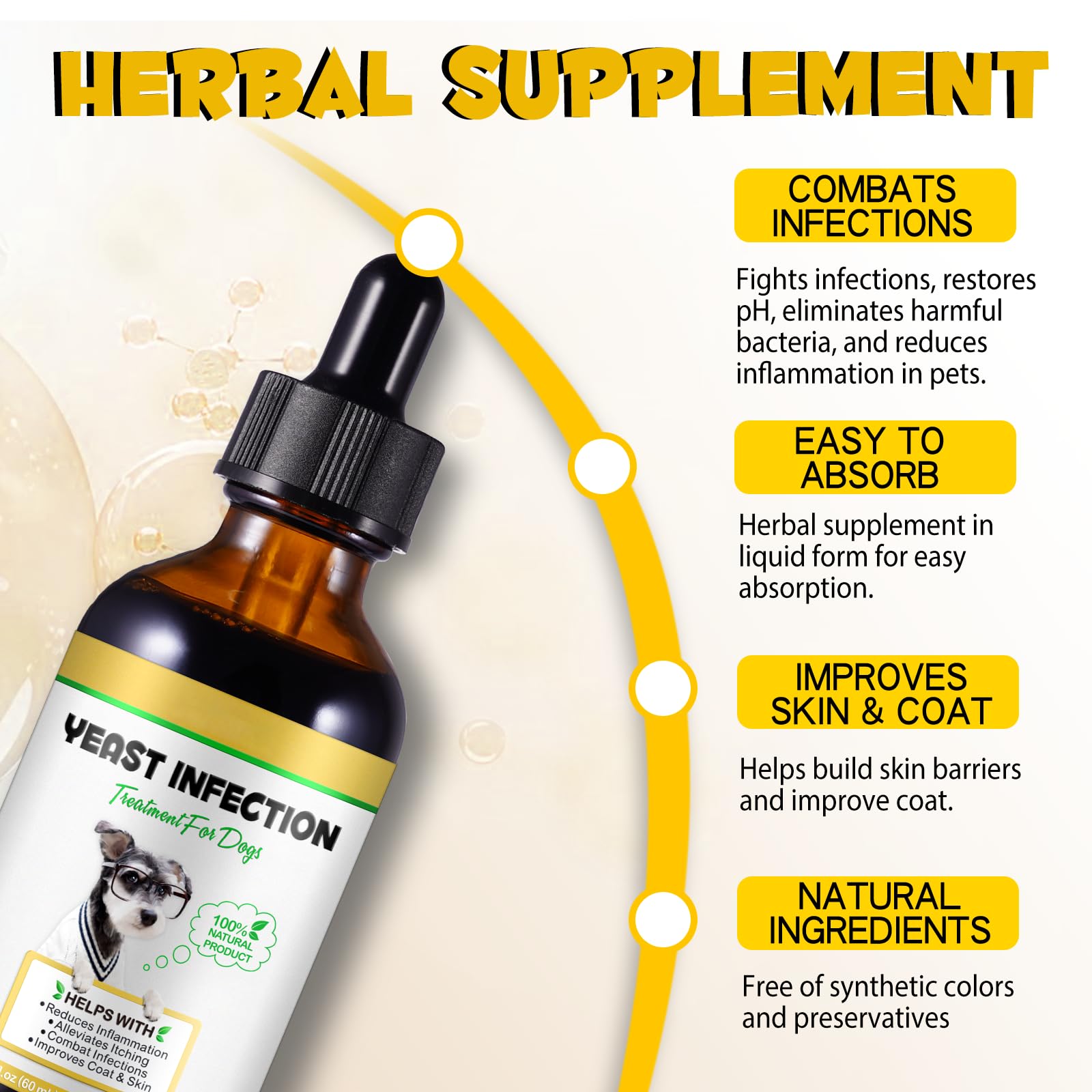 Ingredientes naturales de FANGCUN: jengibre y goldenseal para apoyo suave.