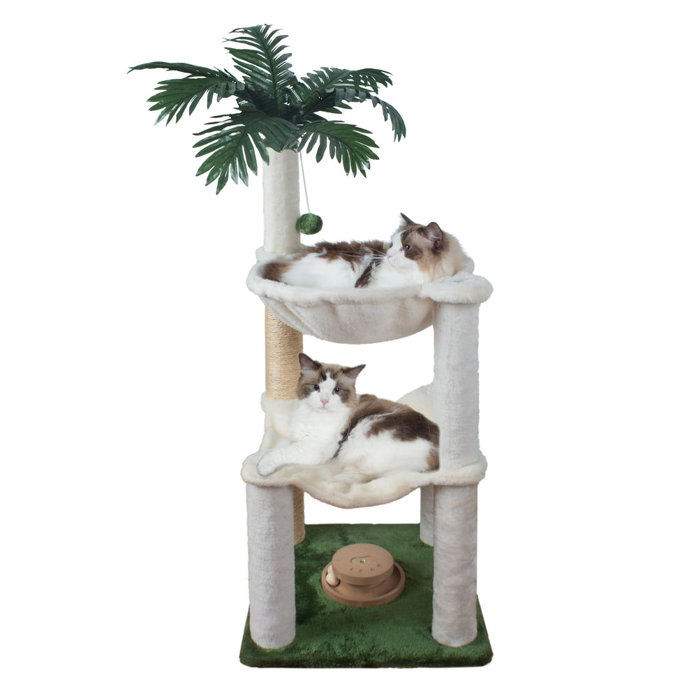 Fantasreen Arbol Gato: dos hamacas para descanso cómodo y seguro