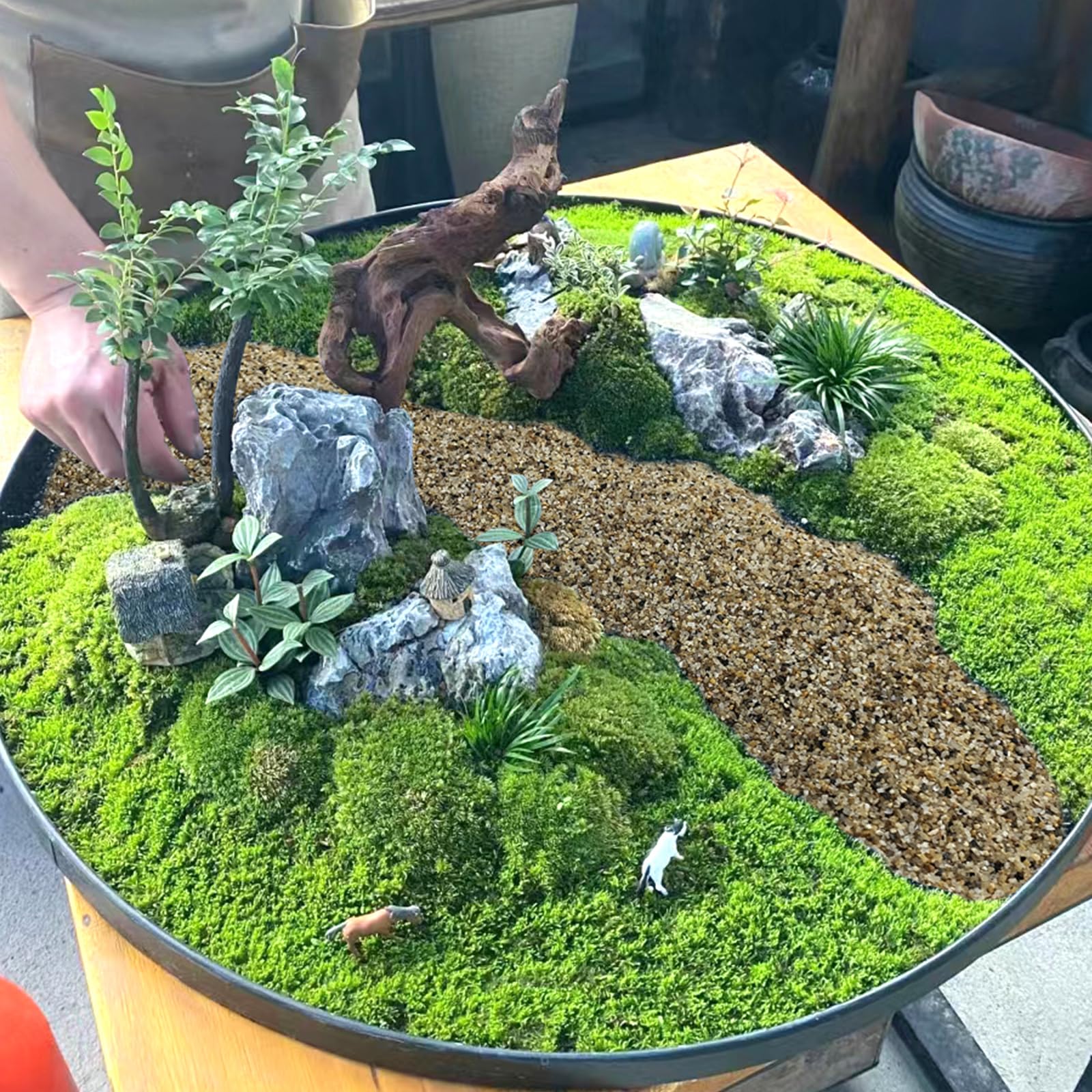 Arena Fantian para incienso y porta incienso, efecto decorativo.