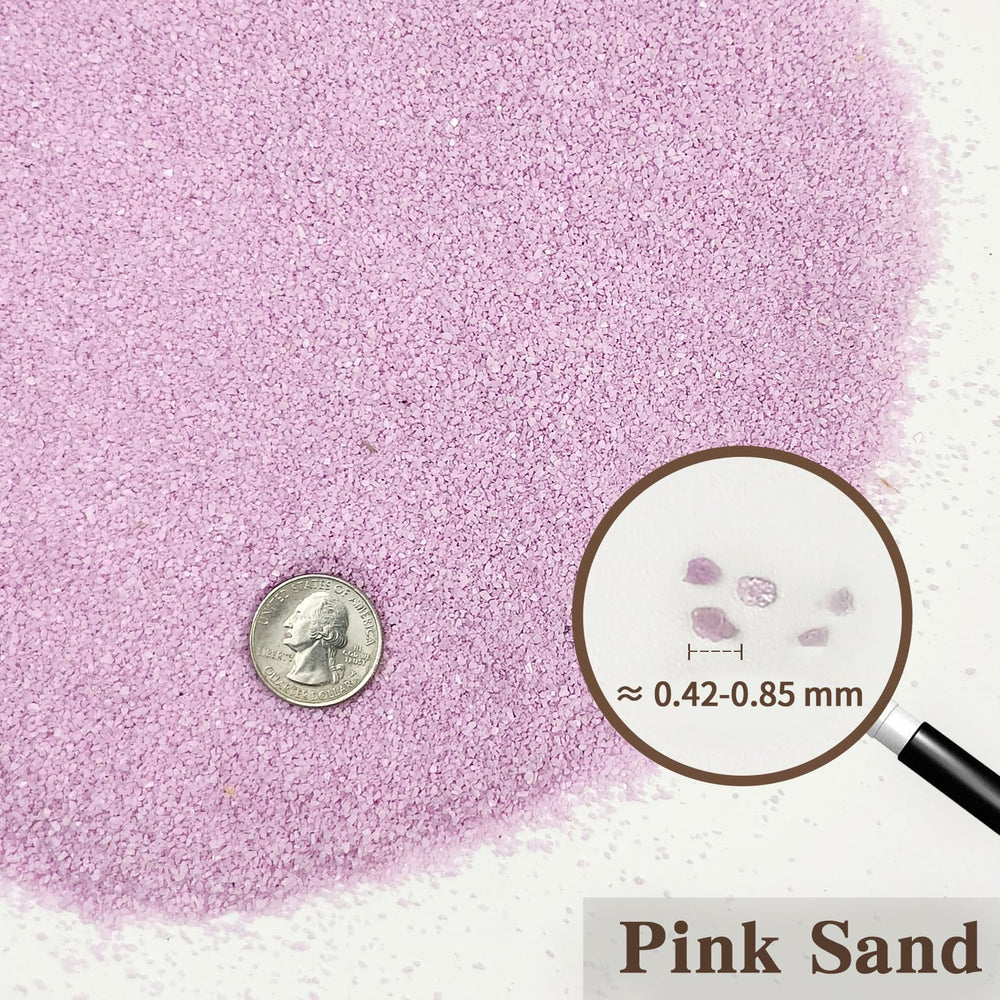 Arena rosa FANTIAN 0,4-0,8 mm para acuario y sustrato estable.