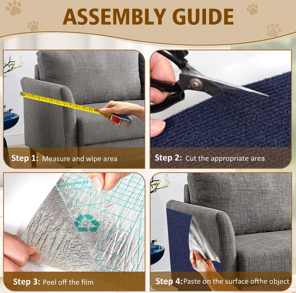 Farhming material sin olor: fieltro seguro para gatos.