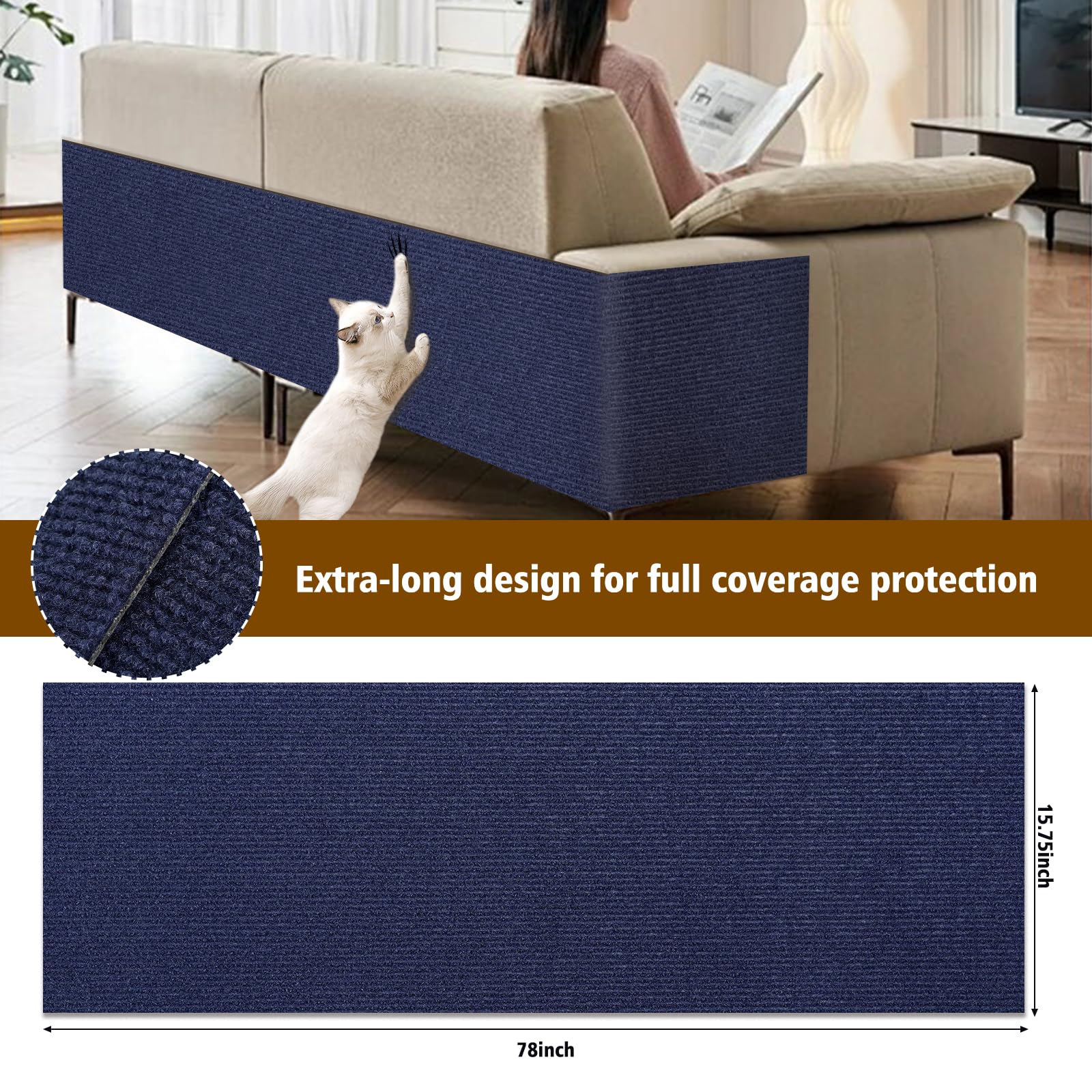 Farhming tapizado suave: protección cómoda para sofá y brazos.