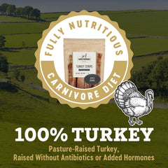 Farm Hounds Tiras de Pavo, ingredientes naturales y sin aditivos.