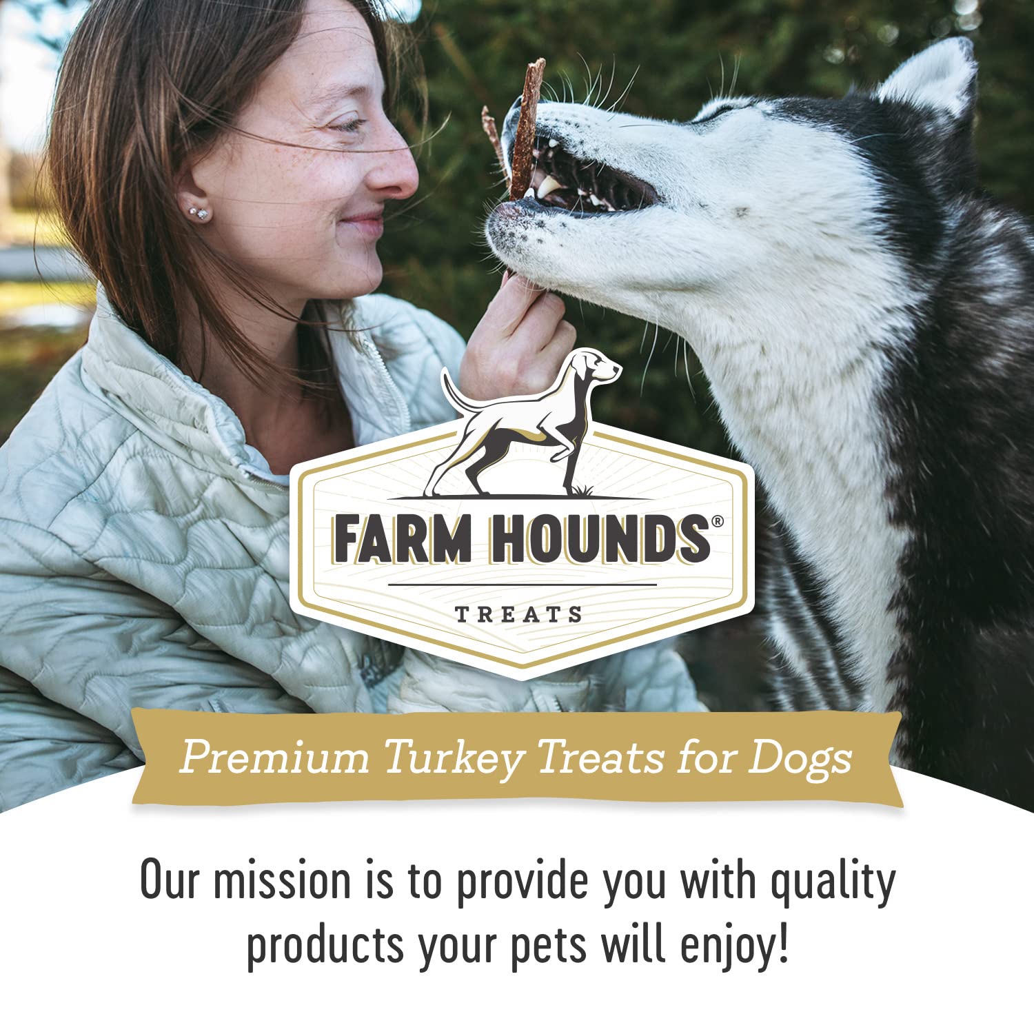 Farm Hounds Tiras de Pavo, perfecto para entrenamiento diario.
