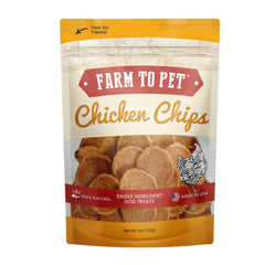 Farm To Pet chips de pollo crujientes para entrenamiento.