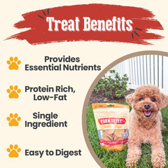 Empaque de 4 oz de Farm To Pet, snack práctico.