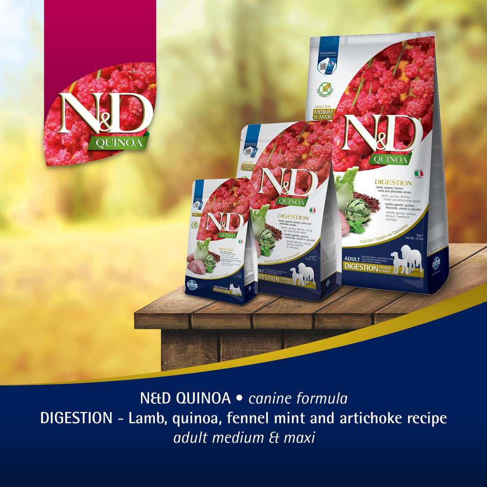 Farmina Digestion Lamb, contiene taurina y L-carnitina para soporte energético.