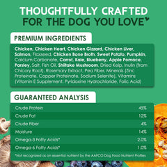 Farmland Traditions The Good List, textura suave tipo jerky para perros exigentes.