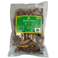 Farmland Traditions Patas de pato para perros, snack dental natural para limpieza suave de dientes.