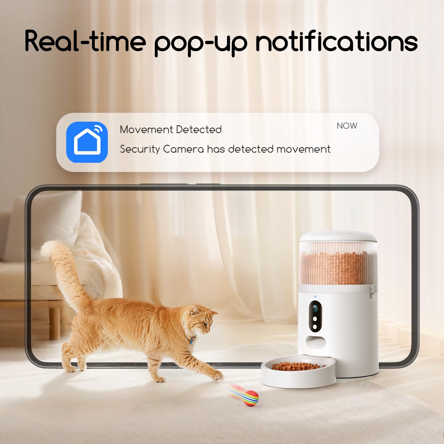 Faroro control mediante aplicacion para programar comidas a distancia